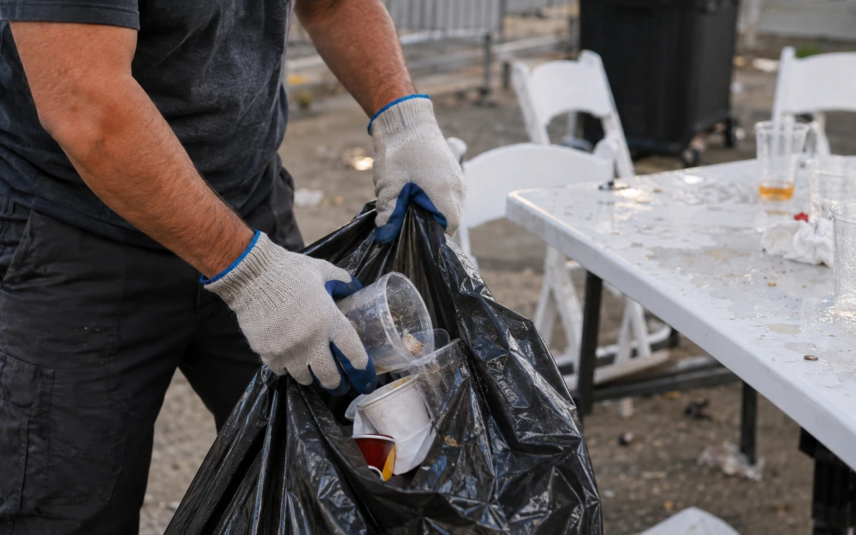 Event cleanup contractor